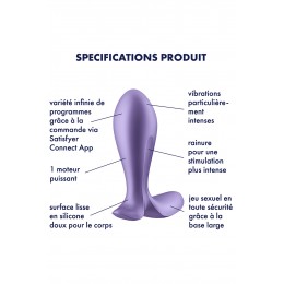 Satisfyer Intensity Plug connecté violet - Satisfyer