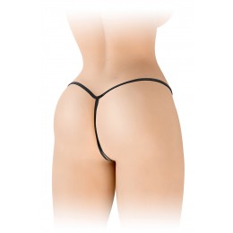 Fashion Secret String ficelle ouvert Sandra noir - Fashion Secret