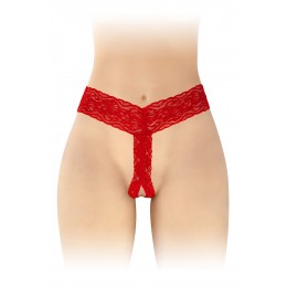 Fashion Secret String ouvert Anita rouge - Fashion Secret