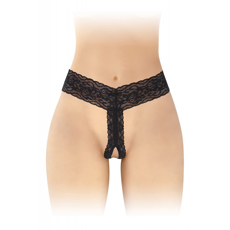 Fashion Secret String ouvert Anita noir - Fashion Secret