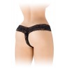 Fashion Secret String ouvert Anita noir - Fashion Secret