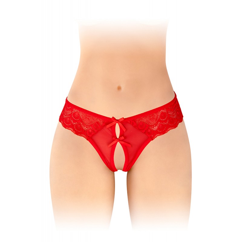 Fashion Secret String ouvert Alicia rouge - Fashion Secret