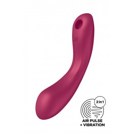 Satisfyer Stimulateur Curvy Trinity 1 bordeaux - Satisfyer