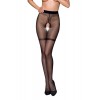 Passion bas et collants Collants ouverts TI011 20 deniers - noir