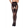 Passion bas et collants Collants ouverts TI013 20/40 deniers - noir