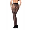 Passion bas et collants Collants ouverts TI016 20 deniers - noir