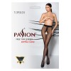 Passion bas et collants Collants ouverts TI018 20 deniers - noir