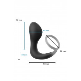 NS Novelties Plug prostatique avec cockring Renegade Slingshot