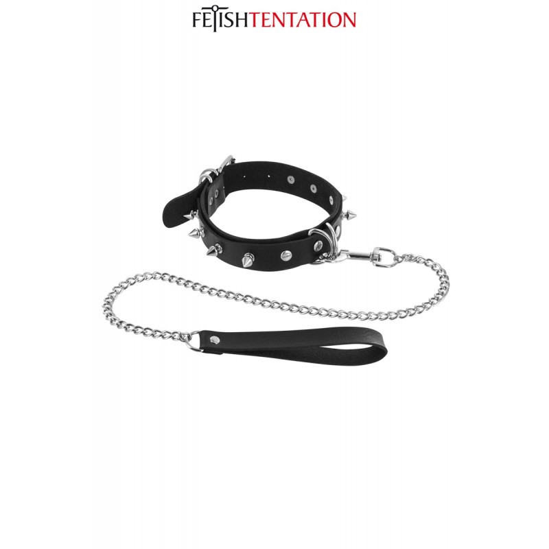 Fetish Tentation Collier à pointes & laisse - Fetish Tentation