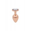 Litolu Plug bijou rose gold S - Litolu