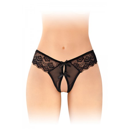 Fashion Secret String ouvert Alicia noir - Fashion Secret