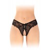 Fashion Secret String ouvert Alicia noir - Fashion Secret