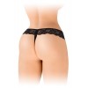 Fashion Secret String ouvert Alicia noir - Fashion Secret