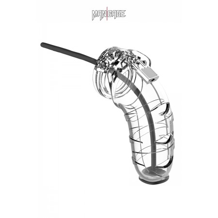 ManCage Cage de chasteté 12,5cm avec plug d'urètre - ManCage 17