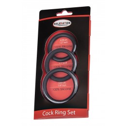 Malesation Set of 3 Silicone CockRings - Malesation