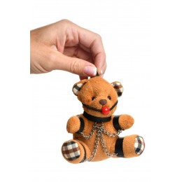 Master Series Porte-clés Teddy Bear bâillonné