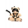 Master Series Porte-clés Teddy Bear BDSM avec martinet