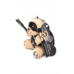 Master Series Porte-clés Teddy Bear BDSM avec martinet