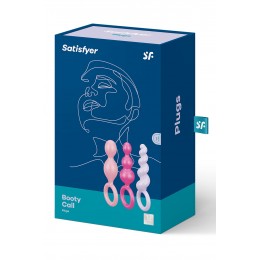 Satisfyer Set de 3 plugs colorés Booty Call - Satisfyer