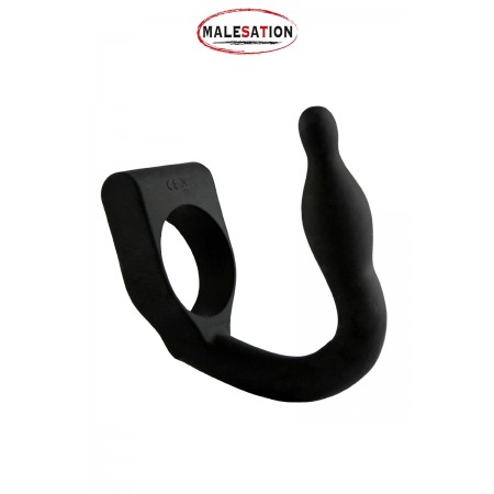 Malesation Cockring + Plug vibrant - Malesation