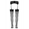 Cotelli Legwear Bas résille noir - Cotelli Legwear