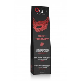 Orgie Huile de massage embrassable Sexy Therapy fraise