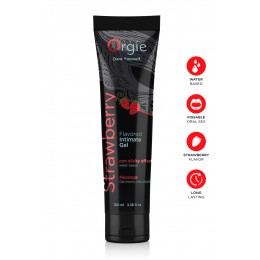 Orgie Lubrifiant eau Lube Tube fraise 100ml