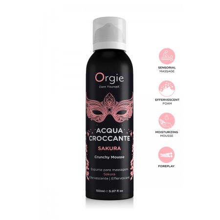 Orgie Mousse de massage effervescente Sakura 150ml