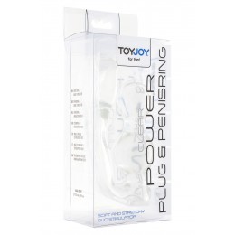 Toy Joy Stimulateur de prostate et cockring transparent