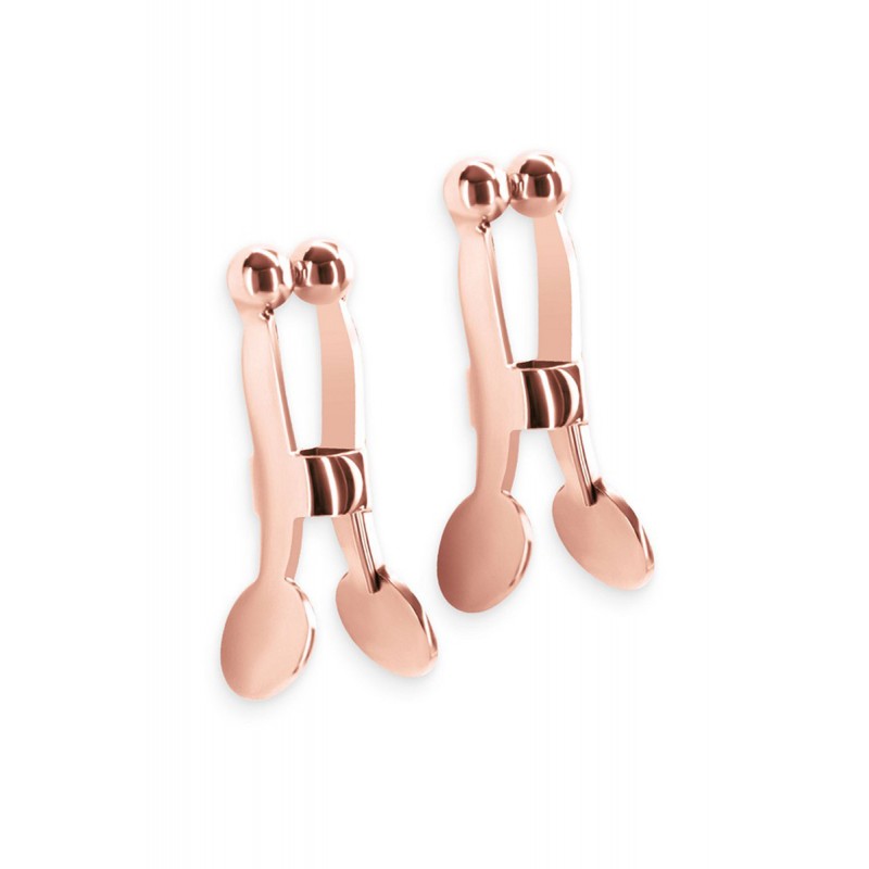 NS Novelties Pinces à tétons Bound rose gold