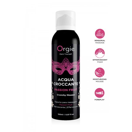 Orgie Mousse de massage effervescente Fruit de la Passion