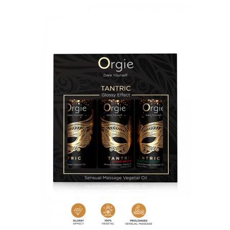 Orgie Coffret 3 huiles de massage Sensuel Tantric Collection