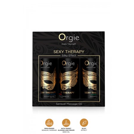 Orgie Coffret 3 huiles de massage sensuel Sexy Therapy Collection