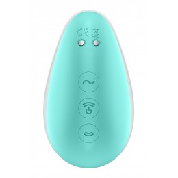 Satisfyer Stimulateur Pixie Dust air pulsé et vibrations - rose et menthe