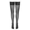 Cotelli Legwear Bas autofixants noir Hold up - Cotelli Legwear