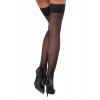 Cotelli Legwear Bas autofixants noir Hold up 2 - Cotelli Legwear