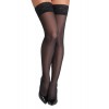 Cotelli Legwear Bas autofixants noir Hold up 3 - Cotelli Legwear