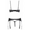 Cotelli lingerie Ensemble lingerie ouverte noir - Cotelli Lingerie