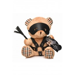 Master Series Ours en peluche BDSM avec martinet