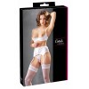 Cotelli lingerie Ensemble lingerie 3 pièces ouvert blanc - Cottelli Lingerie