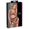 Cotelli lingerie Set lingerie BDSM harnais noir - Cotelli Lingerie