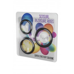 Alive Kit 3 cockrings Sensual Pleasure Rings - Alive