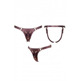 Strap-on-Me Harnais Generous aubergine - Strap On Me