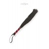 Leather SM Martinet en cuir noir et rose