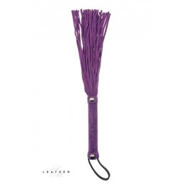 Leather SM Purple Leather Flogger