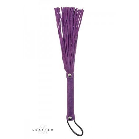 Leather SM Purple Leather Flogger