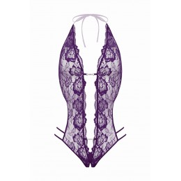 Christine by christine Le Duc Body string ouvert Renee violet - Christine