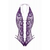 Christine by christine Le Duc Body string ouvert Renee violet - Christine