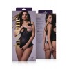 Christine by christine Le Duc Body wetlook ouvert noir Mistique - Christine