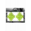 Glow 21508 Cache-tétons fashion vert phosphorescent - Glow